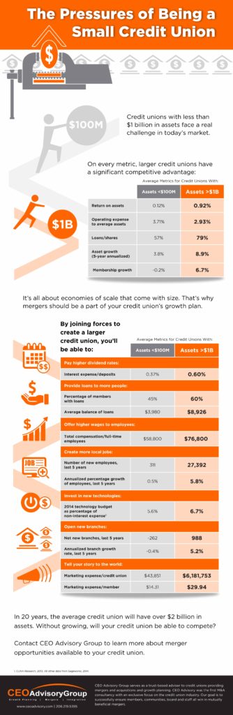 The Pressures of Being a Small Credit Union